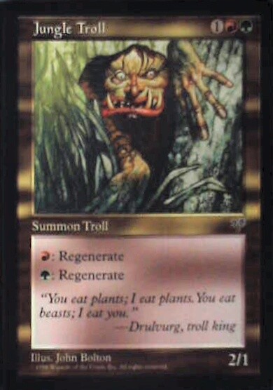 Jungle Troll - Mirage: #269, Magic: The Gathering Nm R138
