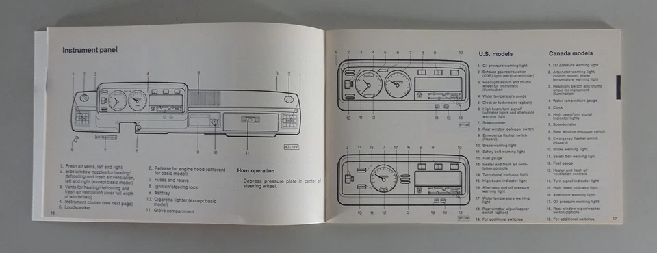 Proprietario´S Manuale / Handbook VW Golf 1/ I Rabbit USA 1977 Modello Da - Immagine 2 di 2