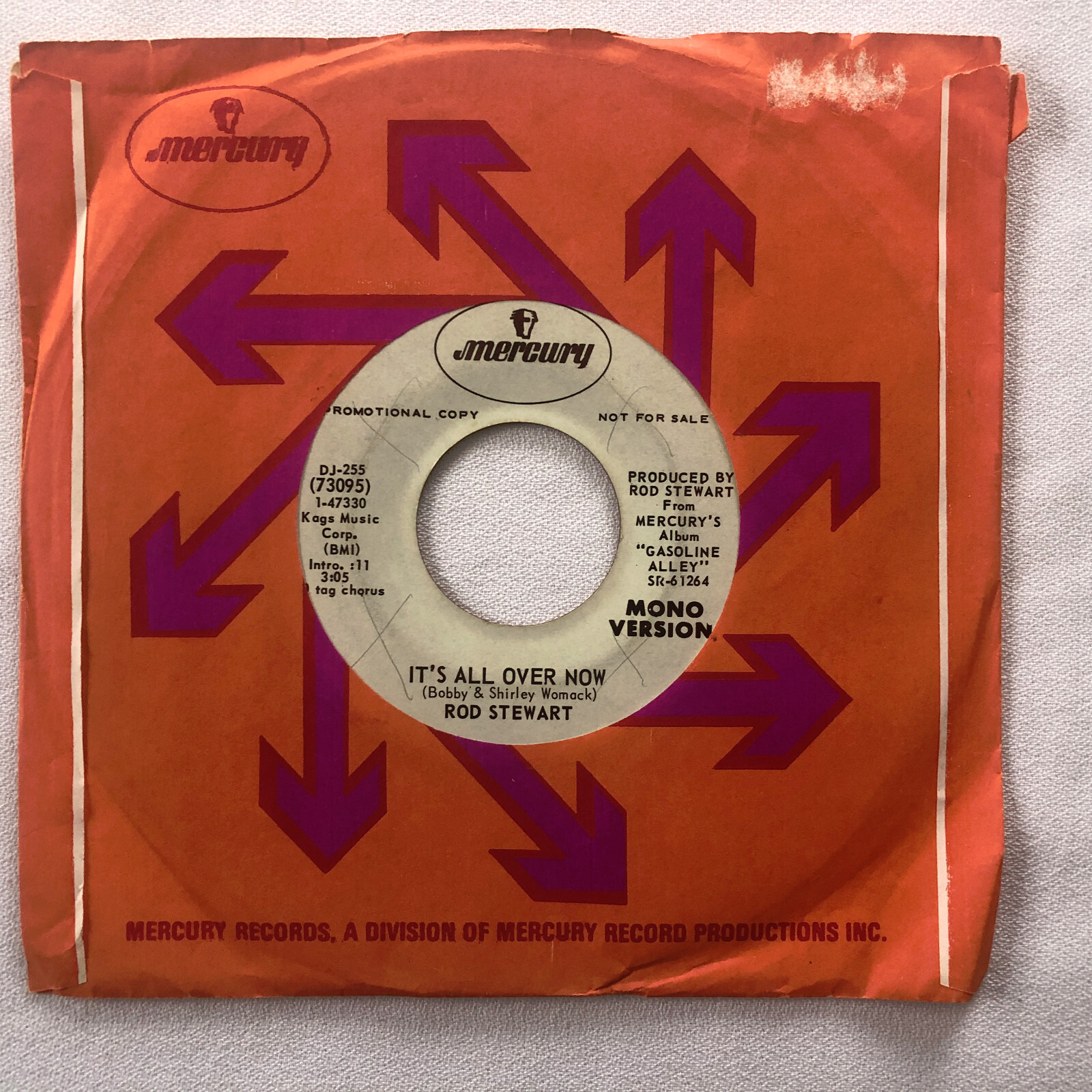 ROD STEWART It’s All Over Now 1970 Blues Rock PROMO 45 VG+ (Tested) eBay