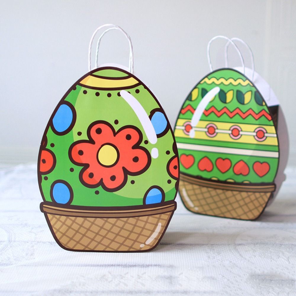 Chick Rabbit Eggs Happy Easter Party Paper Handbag Easter Gift Bags eBay