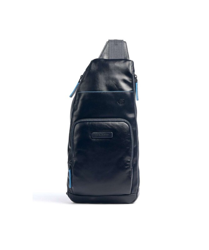 Piquadro B2 Revamp monospalla, pelle blu CA5577B2V.BLU