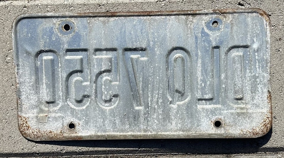 Ohio Red White & Blue License Plate, OH Lic, Birthplace Of Aviation eBay