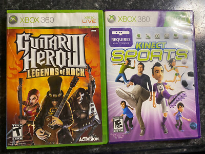 Guitar Hero 3 And Kinect Sports Xbox 360