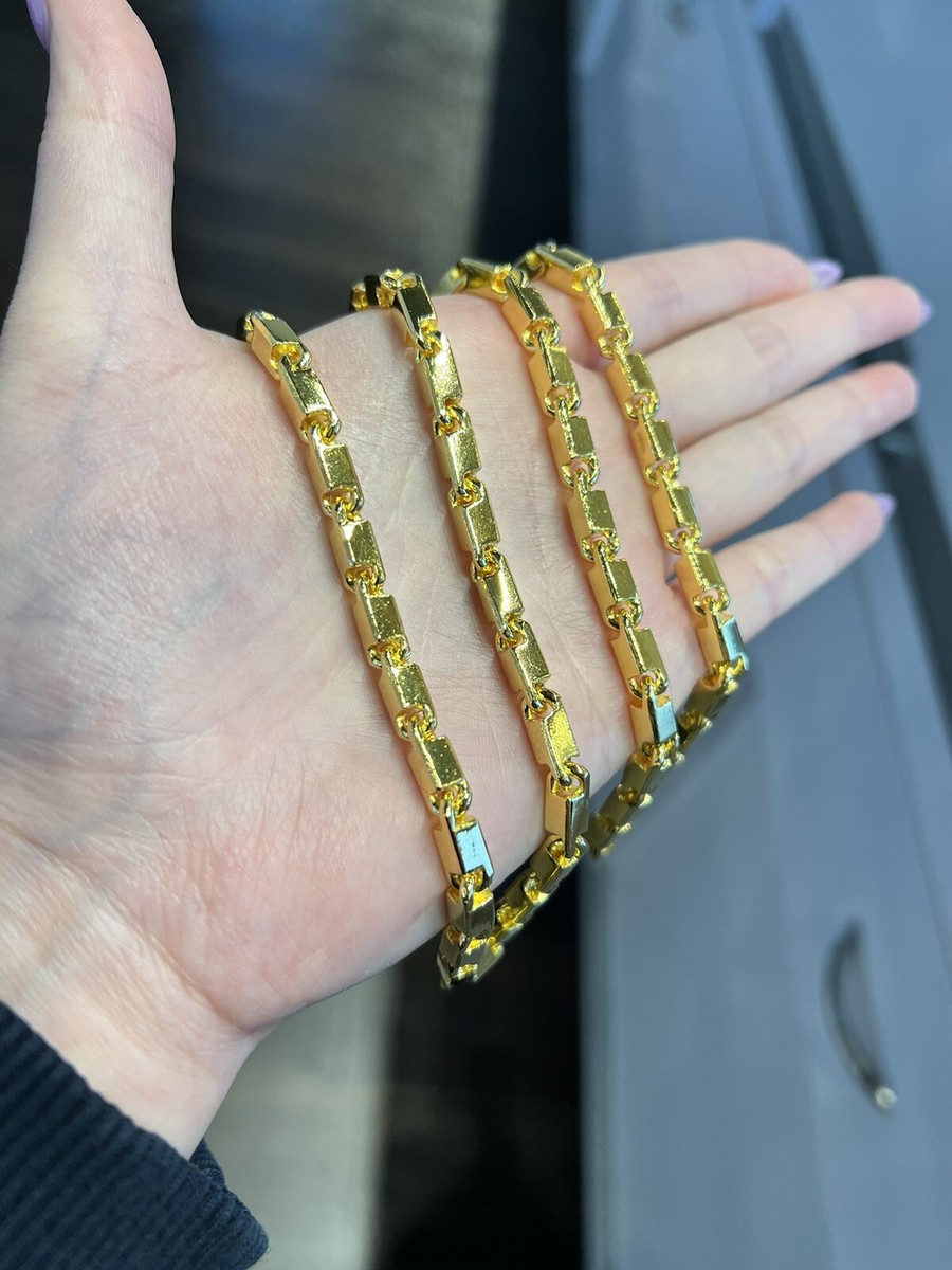 9999 24k Gold 7oz 4.8mm 26” The Box Is Completely All Solid