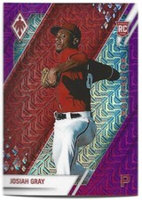 2022 Panini Chronicles Phoenix #5 Josiah Gray /99 Purple Mojo Rookie
