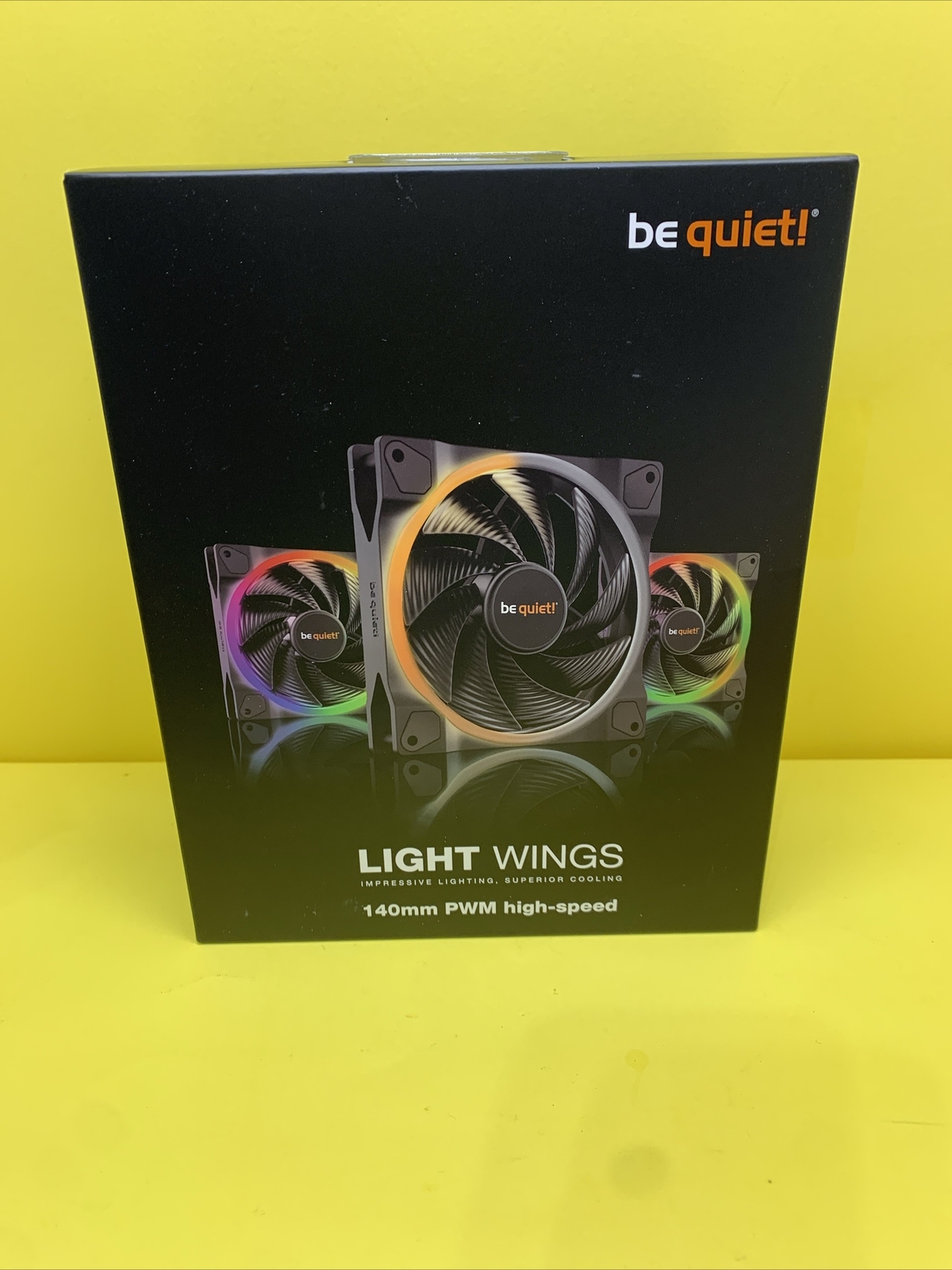 be quiet! Light Wings PWM High-Speed ARGB 140mm Case Fan (3-Pack