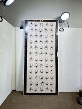 Hand-painted vintage screen window Art Tomatoes Black Silhouette