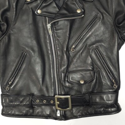 Schott Perfecto レザーライダースジャケット 38 Schott Perfecto Double Leather Riders Jacket Size 38 Made in USA