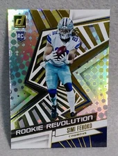 2021 Panini Donruss Rookie Revolution, Simi Fehoko, #REV-SFE, RC,  Cowboys