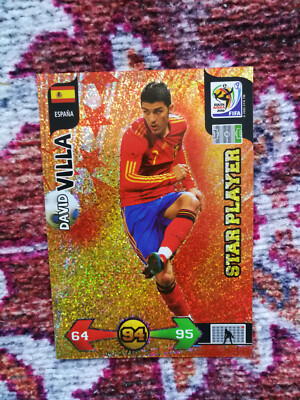 Panini Adrenalyn XL World Cup South Africa WM 2010 - DAVID VILLA Star Player