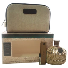 John Varvatos Artisan Acqua 125ml edt + 17ml Travel Spray Gift Set Brand New Men