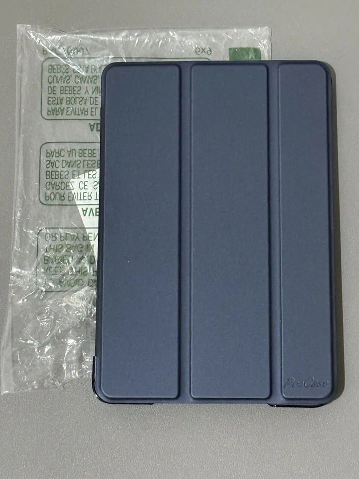 NEW Folio Smart Case for Apple iPad Mini 5 Smart Cover - Navy Blue - Image 3 of 4