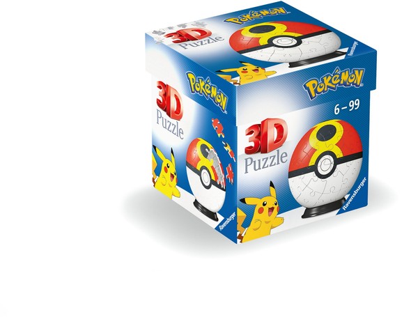 54 Teile Ravensburger 3D Puzzle Ball PokéMon Wiederball 11628-image