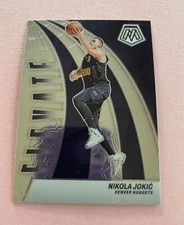 2023-24 Panini Mosaic Basketball Nikola Jokic Silver Elevate #5 Denver Nuggets