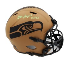 Steve Largent Signed Seahawks Speed Full Size STS 2 Helmet with 