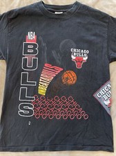 Vtg Chicago Bulls Aerial Assault Salem Sportswear 1991 Boys 14-16 USA Tshirt NBA