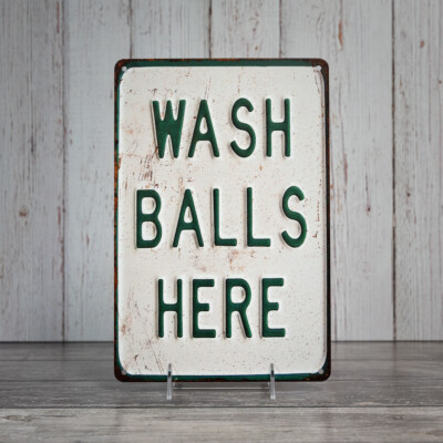 Aluminium Sign Wash Balls Here Sign, Golf Course Décor Vintage Wall Decor 24ja11saa138 12 X 16 Da99d9c7 Dcb2 452a B0a2 D05394fec31e.463b27126d26ce779128443e76a60008