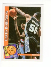 1992-93 NBA Hoops David Robinson (HOF) #481 San Antonio Spurs Free Shipping