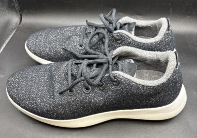 Allbirds Wool Runner Mizzles Men\'s Size 12 Casual Sneakers Dark Gray White Allbirds Wool Dasher 2 Mizzles Mens Size 12 Gray Black  main image 3