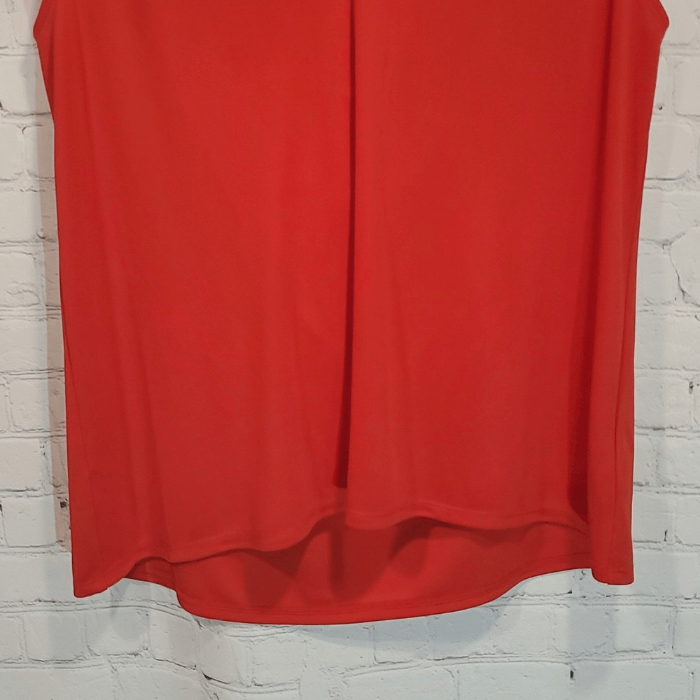 Robert Rodriguez red drape back sleeveless top - image 3