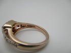 14K Rose Gold Over Sterling Silver 25 Diamond  Promise Engagement Ring 7 [R303] — photo 9
