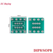 10PCS DIP8, SOP8 Transfer Board, Adapter, PCB Pinboard, DIP8 to SMD DIP Pin