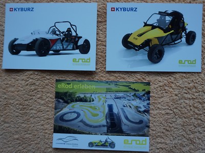 Kyburz eRad car (made in Switzerland) Prospekte / Brochures_Genf / Geneva 2018 