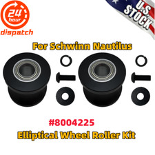 Elliptical Wheel Roller 8004225 For Schwinn Nautilus E616 E614 430 470 2SET