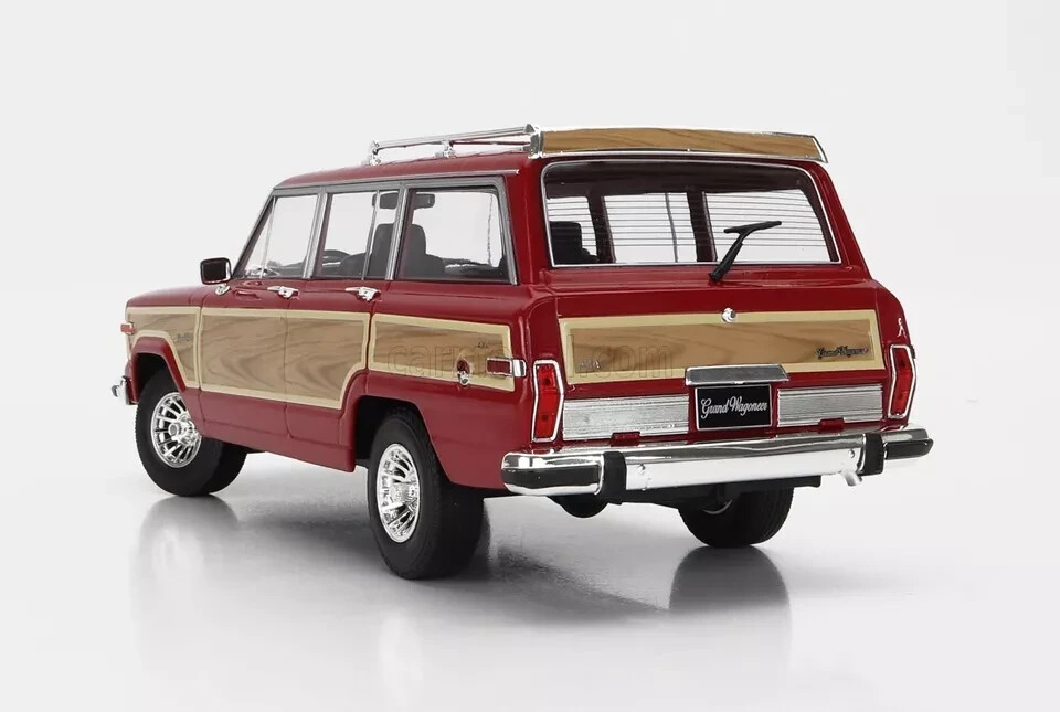 KK SCALE MODELS 1989 Jeep Grand Wagoneer Red 1:18*Brand New!*NICE