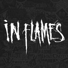 In Flames Swedish Metal Band Logo Die Cut Vinyl Decal Sticker Car Window Laptop