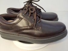 Hush Puppies Zero G Glen Dark Brown Leather Oxford Shoes 8.5 M