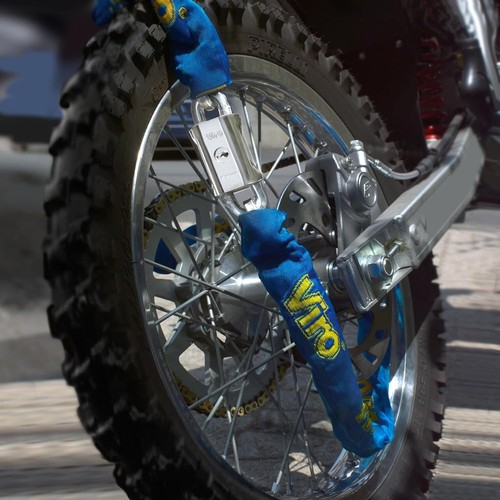 ANTIFURTO BLOCCA CATENA BLOCCADISCO CON CATENA MOTO SCOOTER VIRO D.10 150 - Imagen 5 de 7