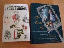 LOT 3 LEWIS CARROLL ADVENTURES ALICE WONDERLAND LOOKING GLASS ANNOTATED HC DJ