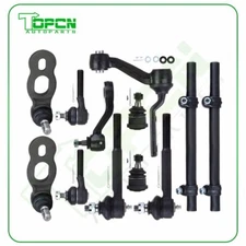 Fits 1995-2002 Lincoln Town Car 12 Front Ball Joints Tie Rods Idler Pitman Arm