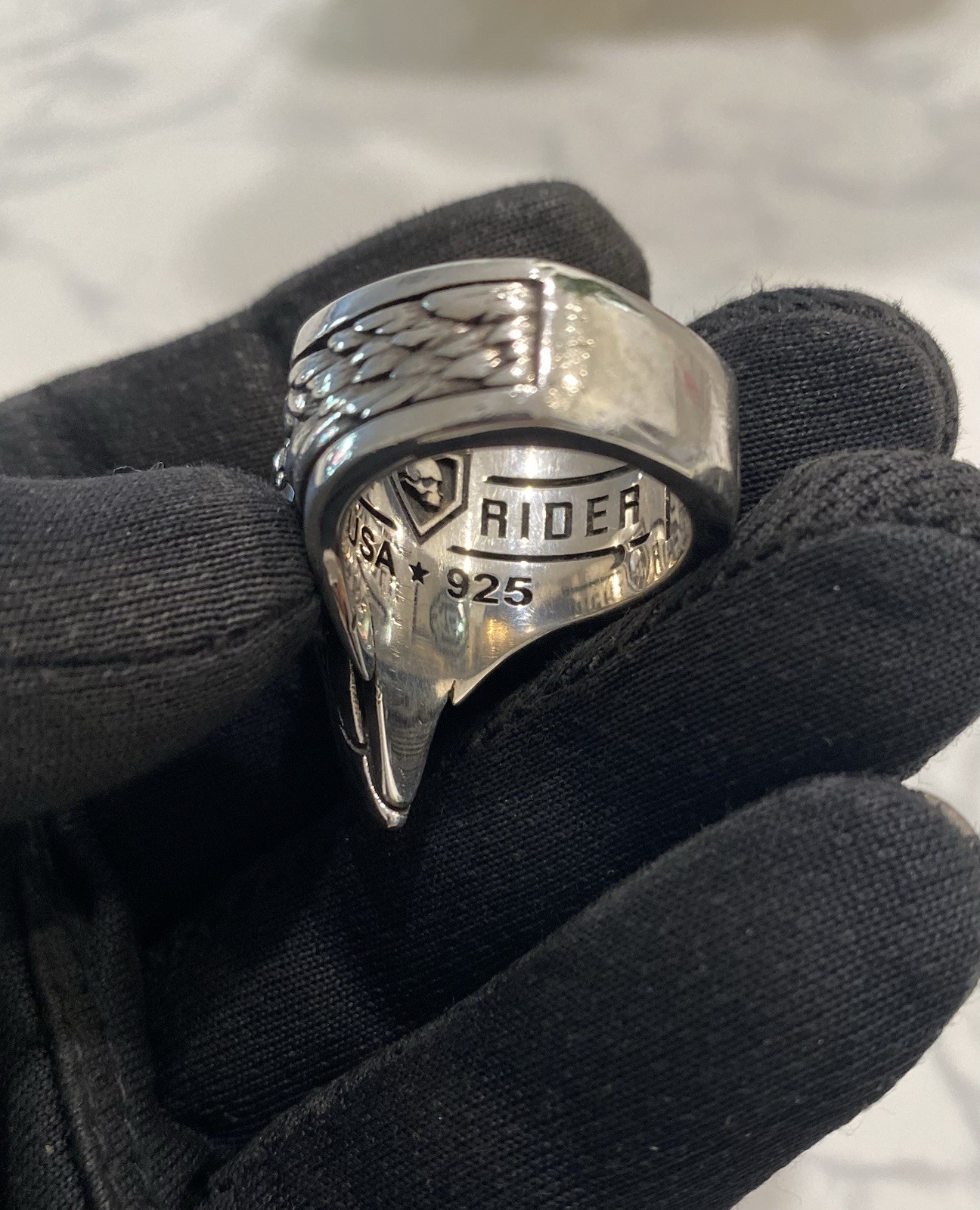 Solid Sterling Silver Nevermore Ring By NightRide… - image 3