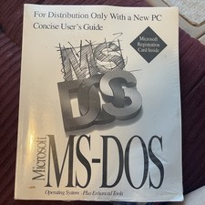 Vintage Microsoft MS-DOS Users Guide With Software