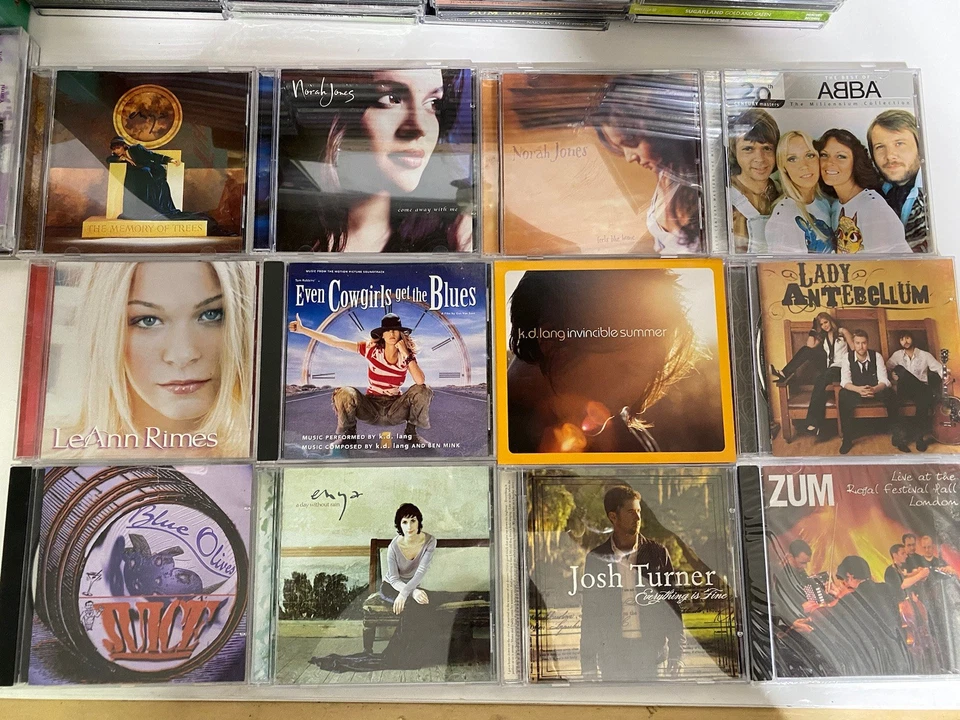 Lot 100 + CDs Rock Pop Country Contemporary HEART Enya ABBA Rimes Wholesale Foto 4 de 4