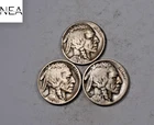 1918+1919+1920 Buffalo Nickel Set/Lot ~ Very Fine VF ~ Better Dates! ~ ZBL62