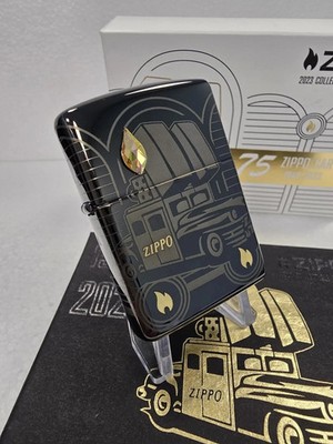 ORIGINAL Zippo ARMOR Feuerzeug 2023 COTY USA 75 Jahre Chrysler HP schwarz NEU IN BOX