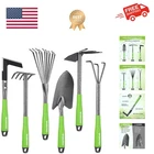 6-Piece Garden Tool Set, Heavy Duty Gardening Hand Tools with Soft Rubber Han...