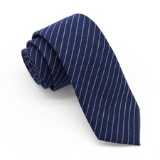 Cotton Ties for Men, Striped Mens Tie Skinny -tied Men's Neckties for Graduat...