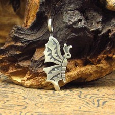 Sterling Silver Butterfly Pendant With Satin Finish