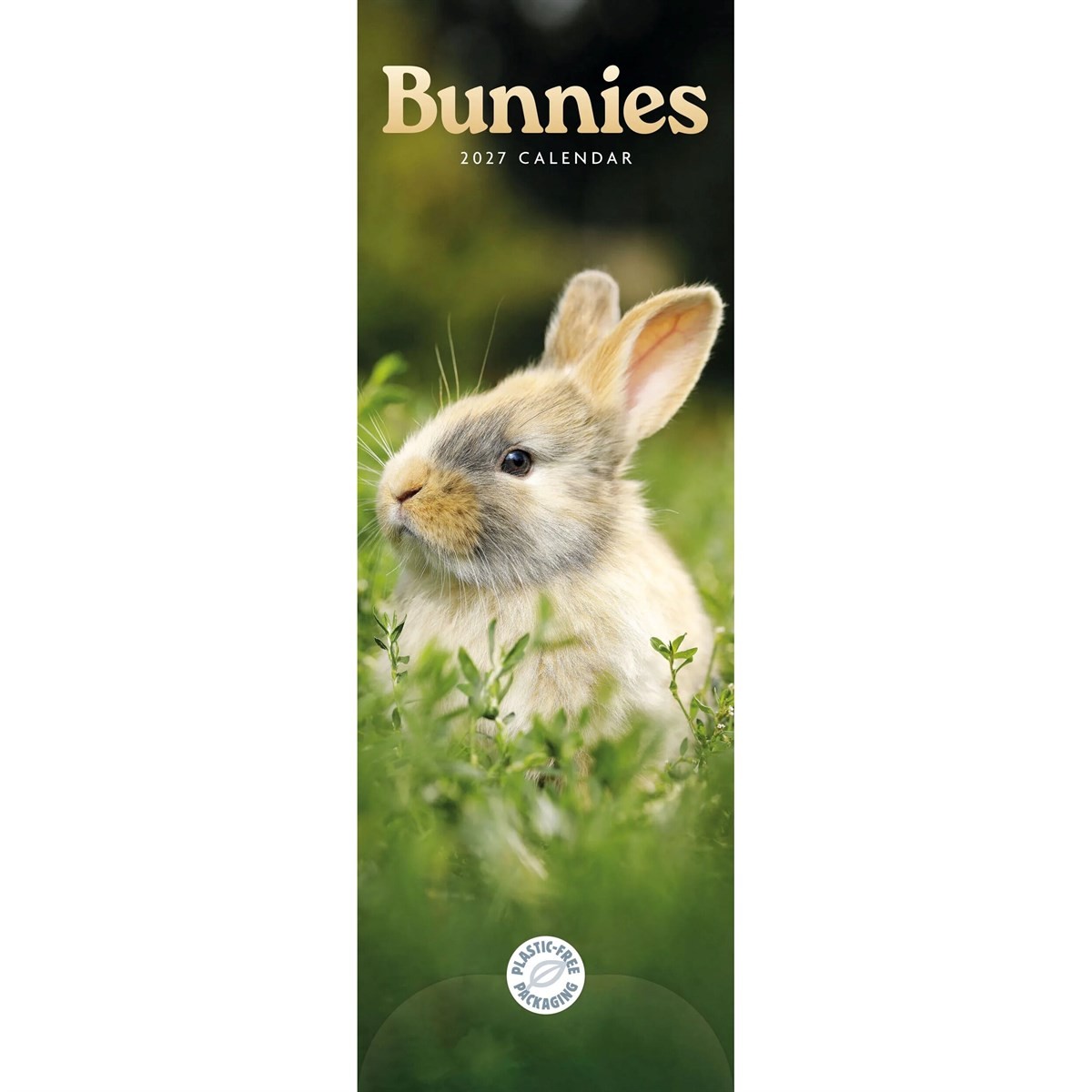 Bunnies Slim Calendar 2027, Wall Calendars, Month To View, Animals, Gift - Image 4