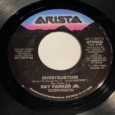 Ray Parker Jr.: Ghostbusters / (Instrumental) 45 - Arista - Funk