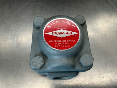 #ad Nicholson Drain Air Industrial Trap pressure range 1 600psig .07 42 BAR $40.00