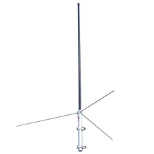 1487 B 200 Watt 134 MHz to 184 MHz VHF Black Fiberglass Base Antenna with 50 Ohm