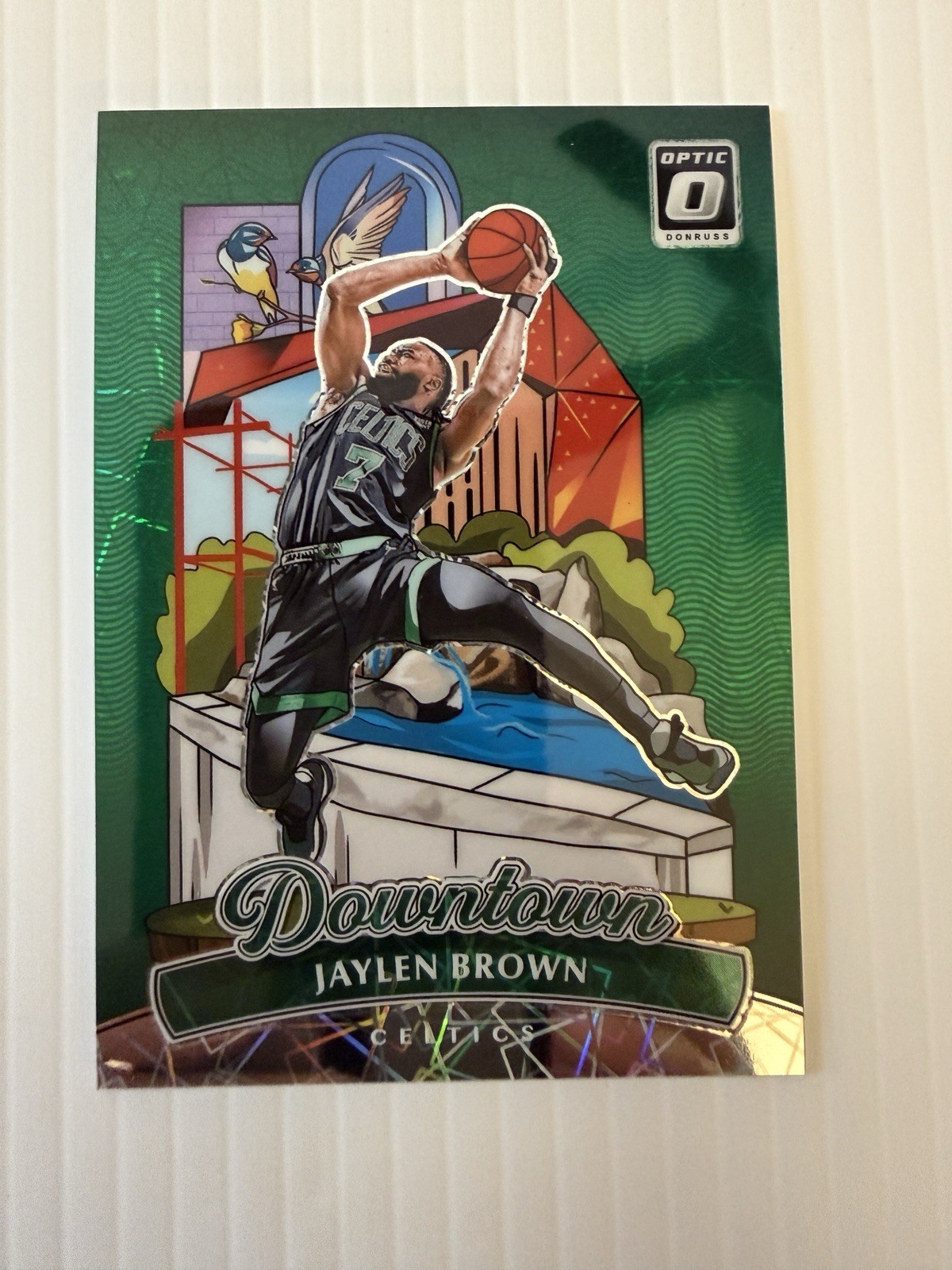 2024-25 Panini Donruss Optic Downtown Jaylen Brown SSP #15