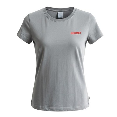 HERMKO Damen T-Shirt Bio-Baumwolle Druckmotiv Rundhalsausschnitt Basic 701180055