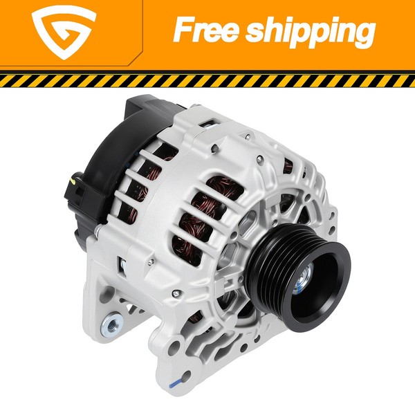 Drehstrom FÜR Vw Polo 6N2 1.0-1.6 Gti 6R 9N 6V 1.4 Generator Drehstrom 90A De-image