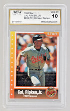 1995 Star Cal Ripken, Jr. 80 (Unlicensed) #23 Baltimore Orioles Graded MNT 10